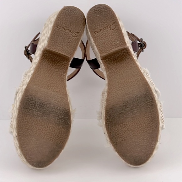Skechers Cali Platform Sandals Heaters Bay Bell Natural Tone Boho Vibes Size 8 - Picture 10 of 11